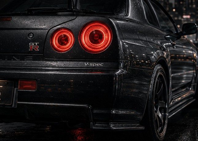 Verified JDM vehicle at port